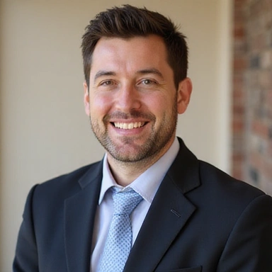 Portrait of Marcus Thorne, Community Manager, with a friendly and engaging smile.