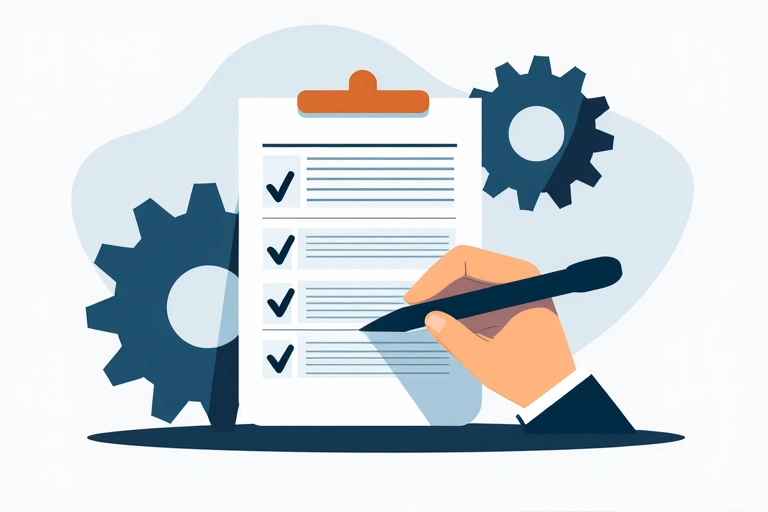 Illustration of a document being updated with a pen, symbolizing policy changes