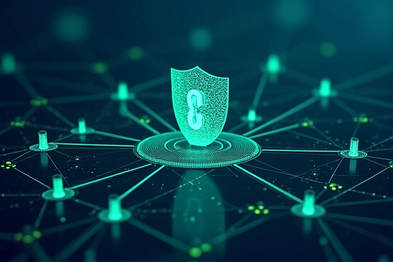 Person reading a book in a library, representing responsible information consumption