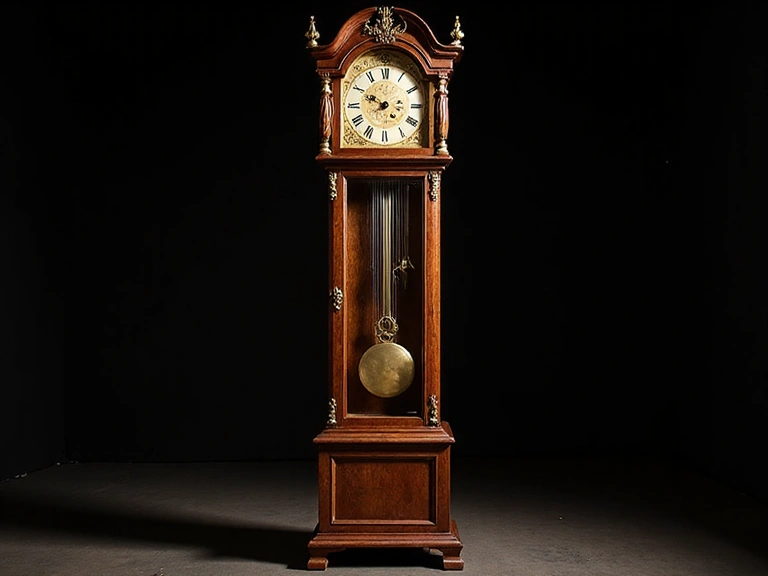 Front view of the exquisite 'Timeless Elegance' Grandfather Clock